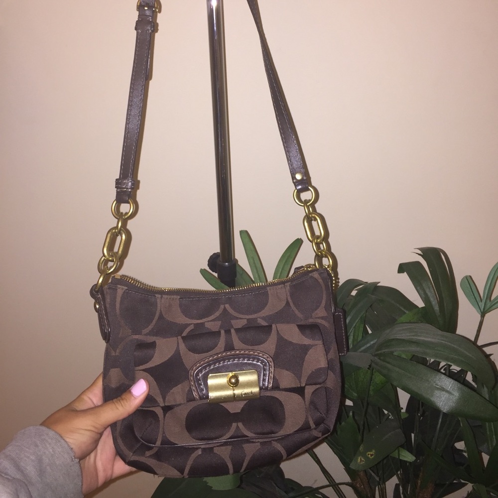Brown coach satchel
